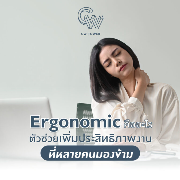 Ergonomic คือ ตัวช่วยเพิ่มประสิทธิภาพงานที่หลายคนมองข้าม